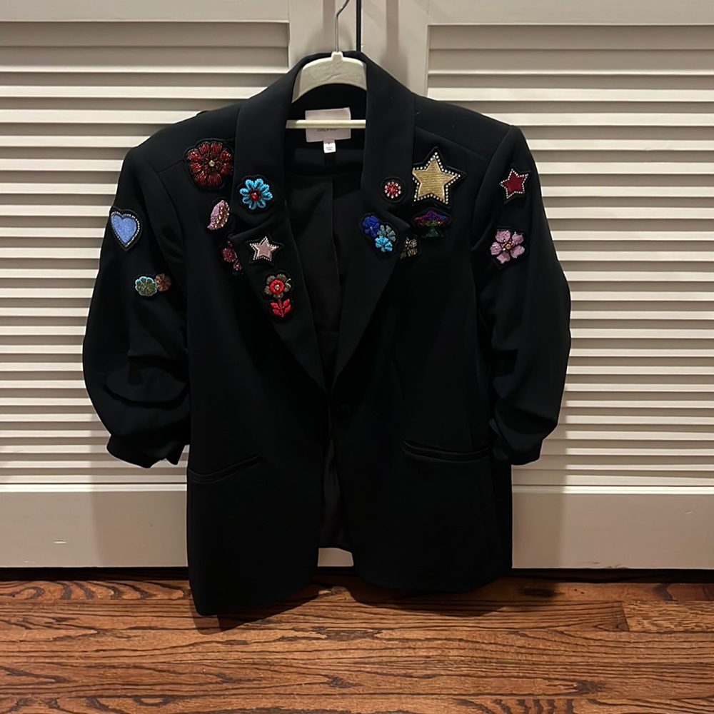 Cinq a sept black blazer